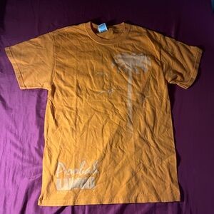 Vibrant Orange Summer Graphic T-Shirt